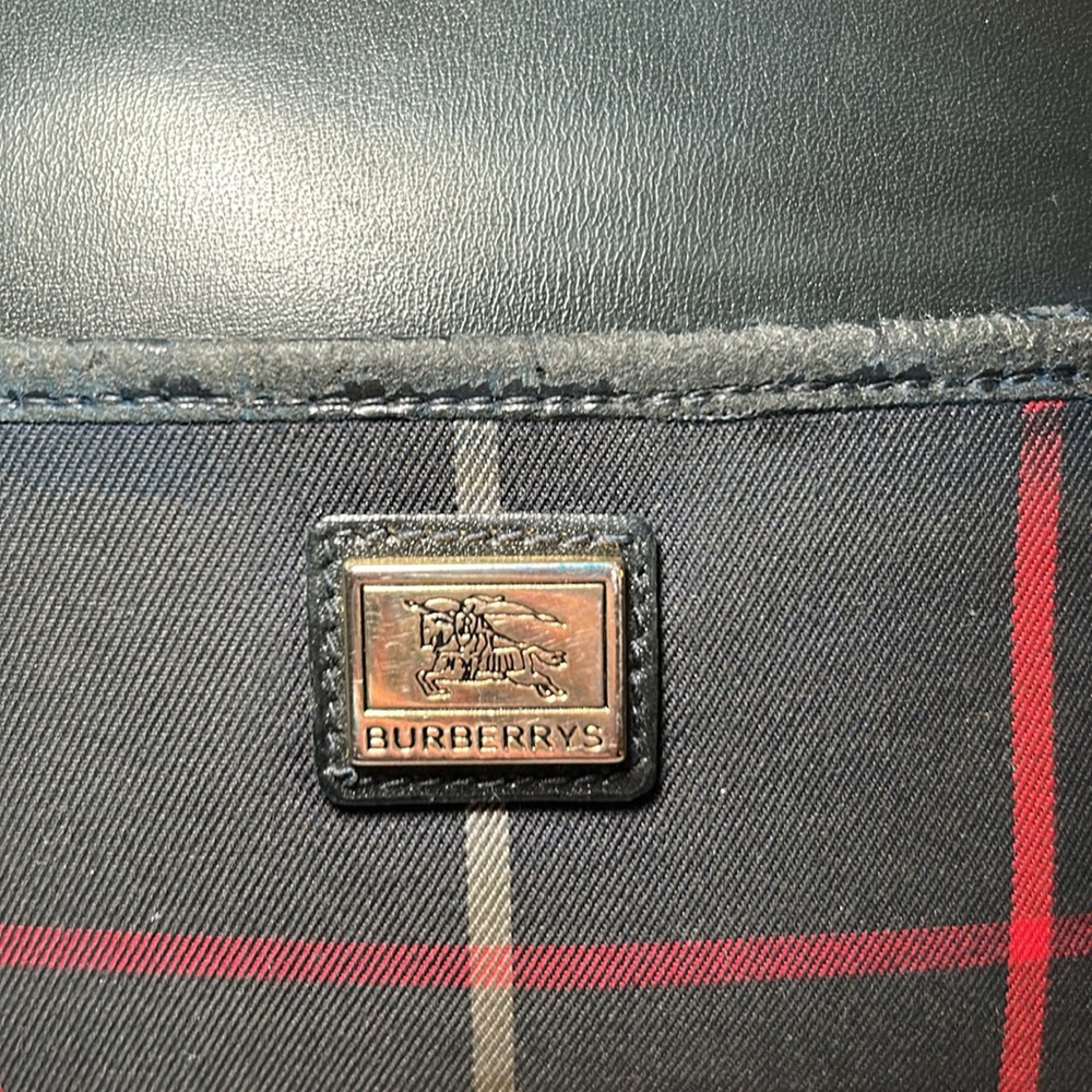 013. Burberrys Blue Nova Check Shoulder / Cross - Picture 2 of 10